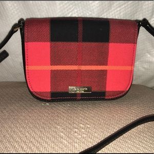 Red N Black Plaid Kate Spade Crossbody
